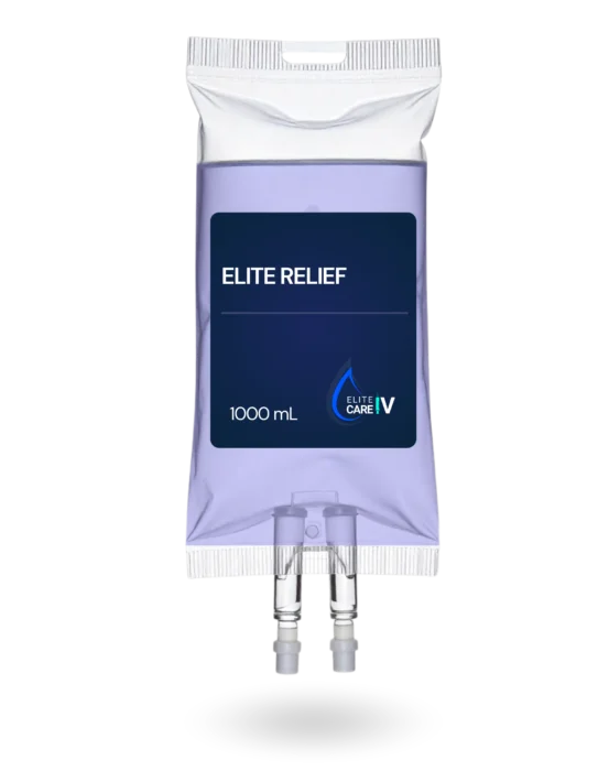 Elite Relief 1000 mL IV bag by Elite Care IV